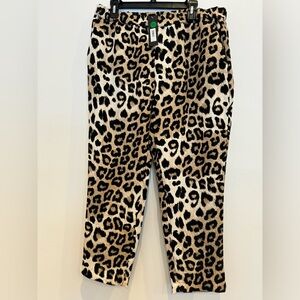 Banana Republic Hayden Leopard Print Pants